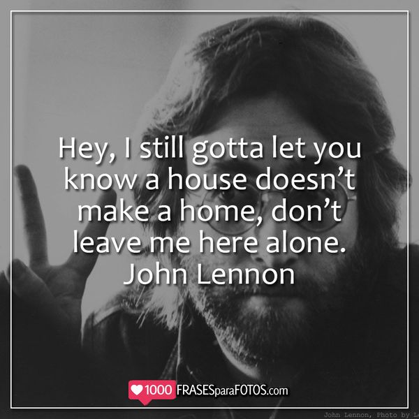 Imágenes con frases de canciones de rock para títulos de fotos en Instagram John Lennon The Beatles